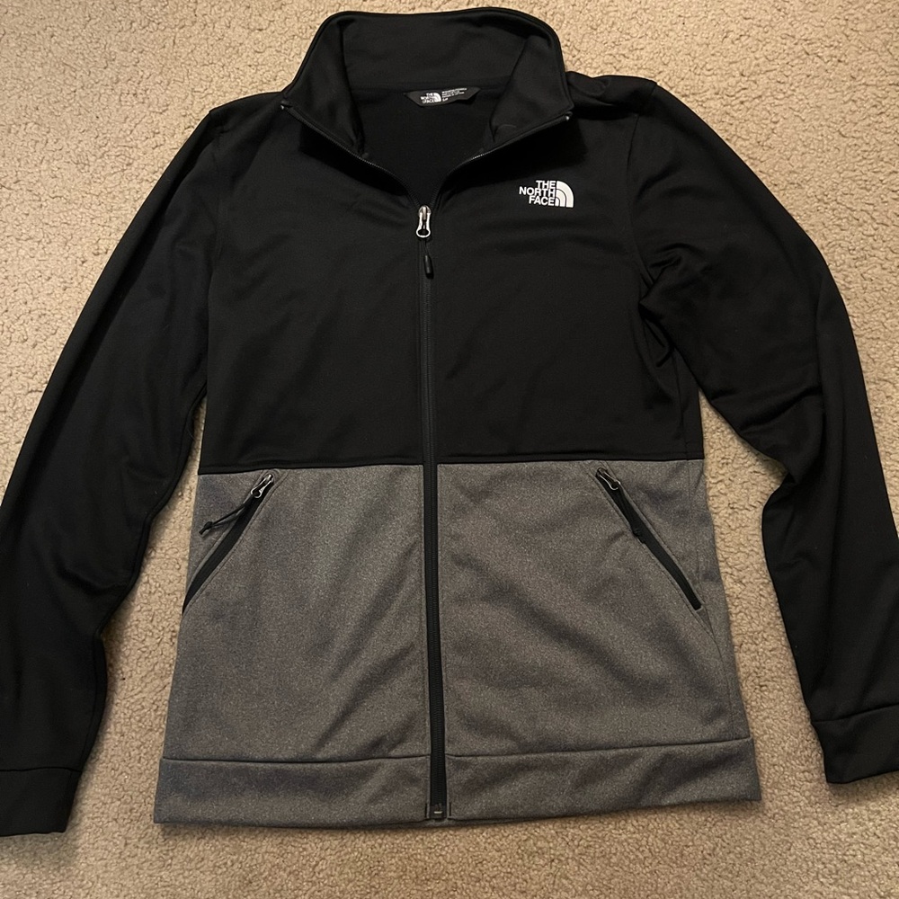 The North Face Black and Gray Full-Zip Jacket